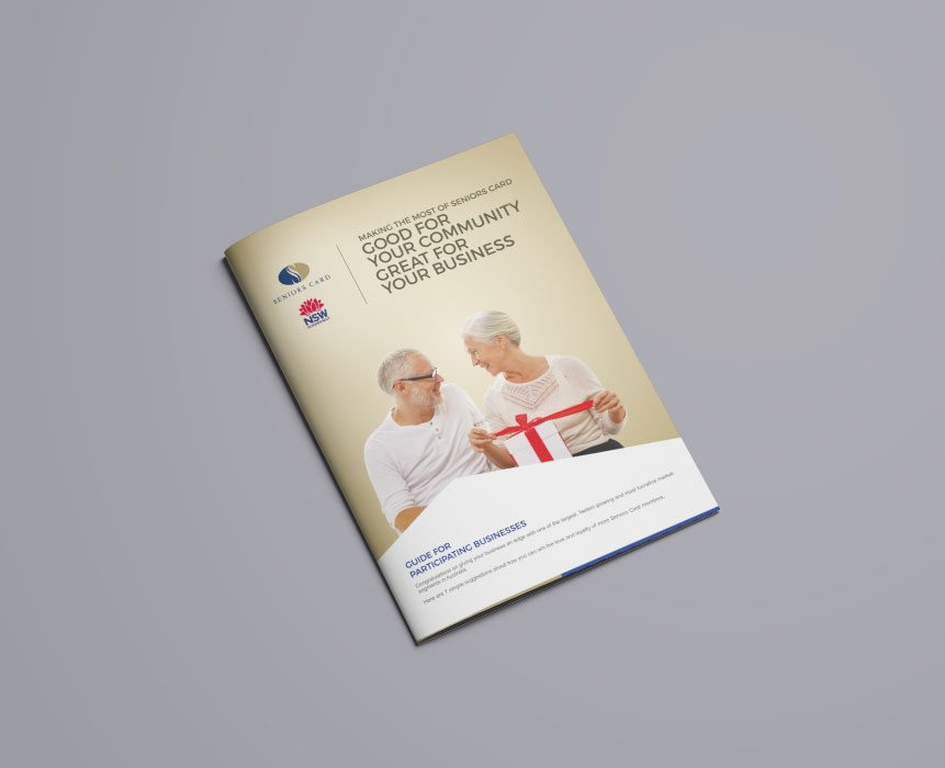 brochure design for NSW Seniors Card